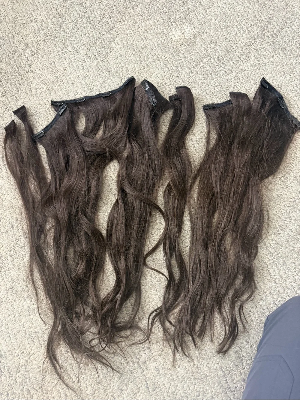 Bellami Hair Extensions lace weft 22in 220 g dark brown #2 bellissima